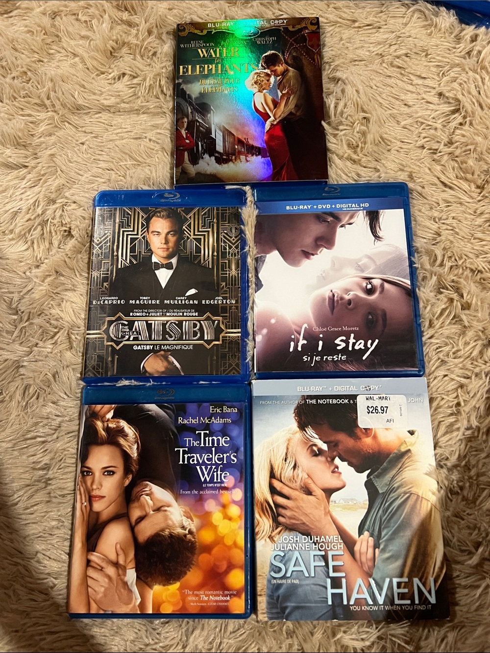 Blu-ray Romance Movie Collection - x5 Films